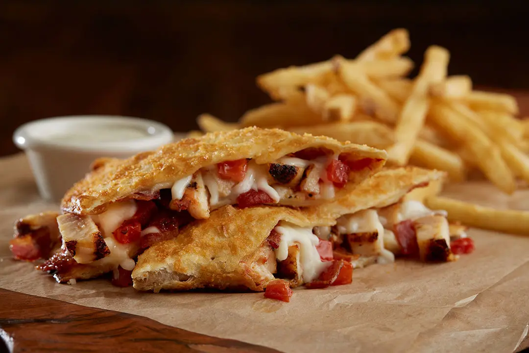BJ's Menu With Prices October 2026 Chicken Bacon Ranch Piadina