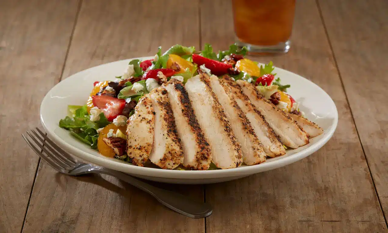 BJ’s Enlightened Strawberry Fields Salad Price Nutrition and Allergen Enlightened Strawberry Fields Salad