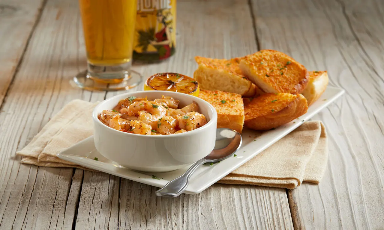 BJ's SHAREABLE APPETIZERS MENU WITH PRICES Garlic Shrimp with Parmesan Toast Appetizer