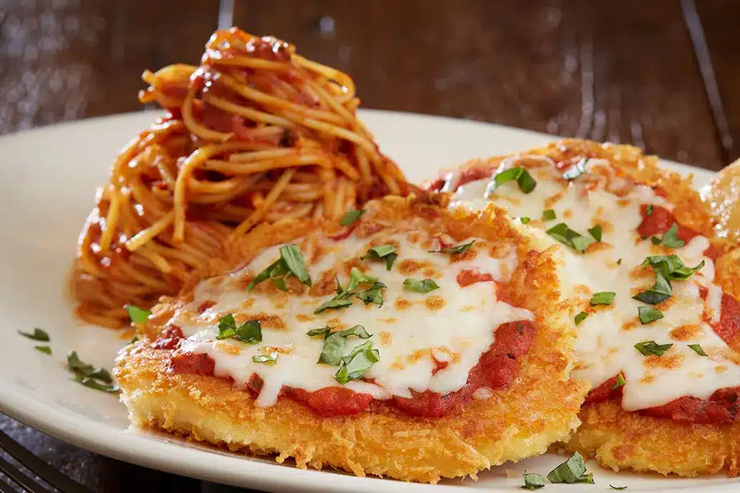 BJ’s Italian Chicken Parmigiana Pasta Price Nutrition and Allergen Italian Chicken Parmigiana Pasta