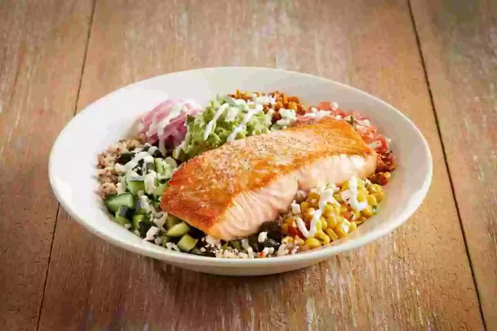 BJ's Brewhouse Bowl with Salmon*