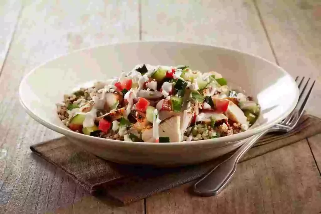 Enlightened Mediterranean Chicken Bowl