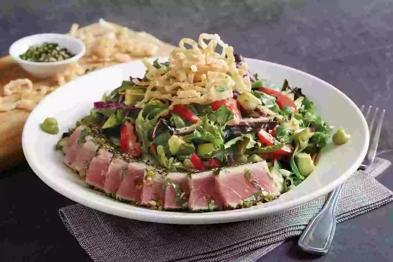 BJ’s Enlightened Seared Ahi Salad* Price Nutrition and Allergen Enlightened Seared Ahi Salad*