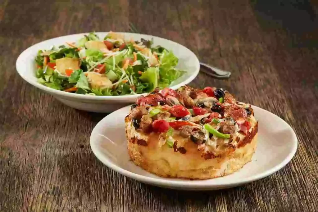 Mini Deep Dish Pizza & House Salad Combo