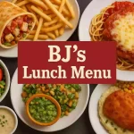 BJ's Lunch Menu Lunch Menu