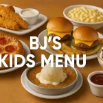 BJ's Kids Menu BJ's kids menu